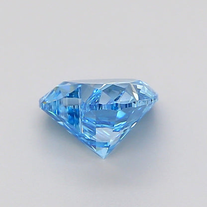 HEART 1.09 CARAT FANCY VIVID BLUE VS1  VG VG NONE