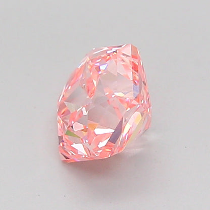 HEXAGONAL 1.06 CARAT FANCY INTENSE PINK VVS2  EX VG STRONG