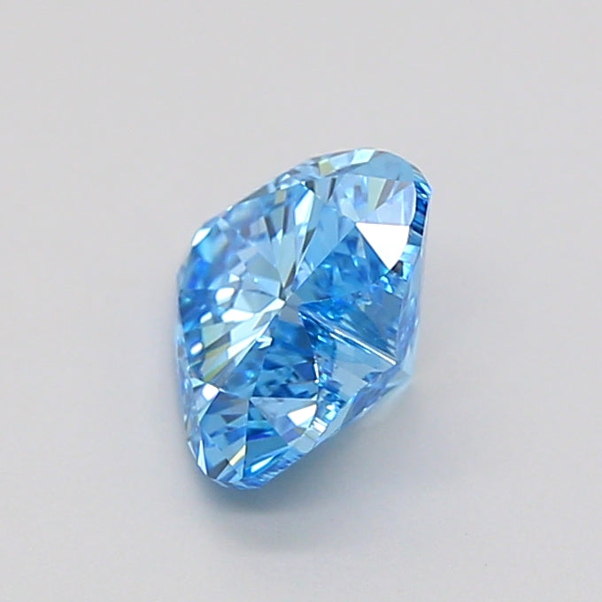 heart 1.09 carat fancy vivid blue vs1  vg vg none