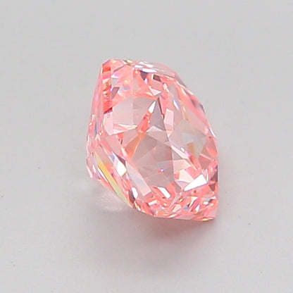 HEXAGONAL 1.06 CARAT FANCY INTENSE PINK VVS2  EX VG STRONG