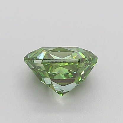 HEXAGONAL 1 CARAT FANCY VIVID GREEN VS1  VG VG NONE