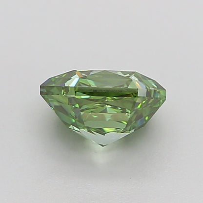 HEXAGONAL 1.04 CARAT FANCY VIVID GREEN VS1  VG VG NONE