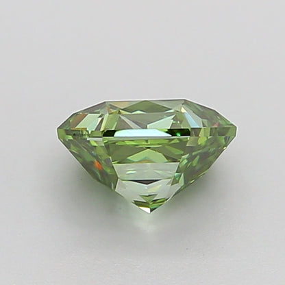 HEXAGONAL 1.04 CARAT FANCY VIVID GREEN VS1  VG EX NONE