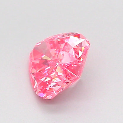 HEART 0.7 CARAT FANCY VIVID PINK VS1  VG VG SLIGHT