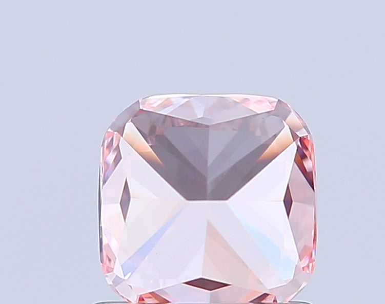 cushion 1.06 carat fancy intense pink vvs2  vg vg strong