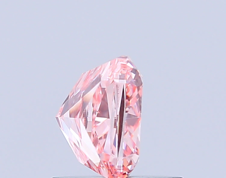 cushion 1.06 carat fancy intense pink vvs2  vg vg strong