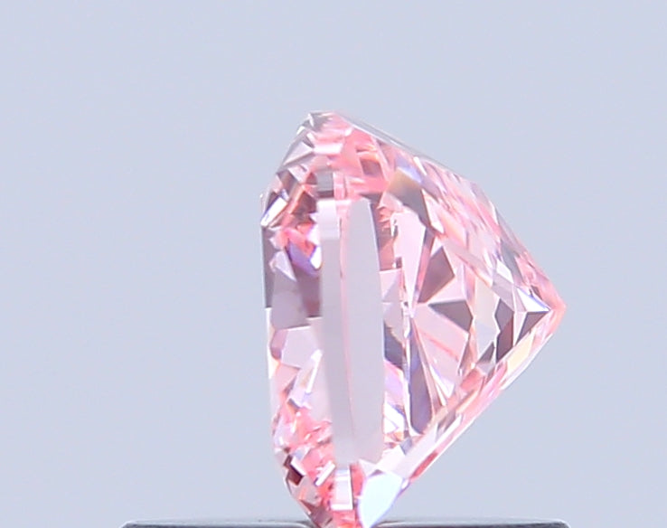 cushion 1.01 carat fancy intense pink vs2  vg vg strong