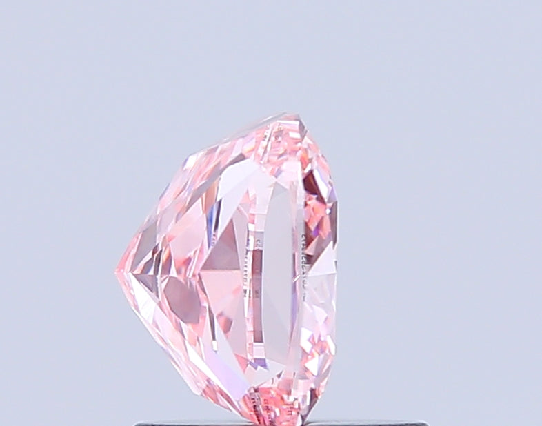 cushion 1.54 carat fancy intense pink vs1  vg vg strong