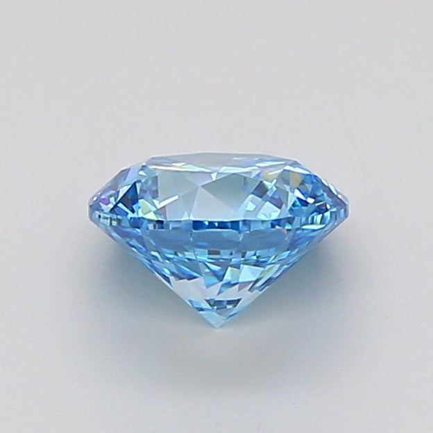 round 1 carat fancy vivid blue vvs2 vg ex vg none