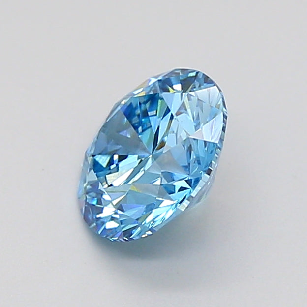 round 1.02 carat fancy vivid blue vs2 id ex ex none