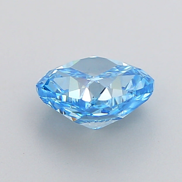cushion 1 carat fancy vivid blue vvs2  vg vg none