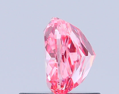 CUSHION 1.03 CARAT FANCY VIVID PINK VS2  VG VG STRONG