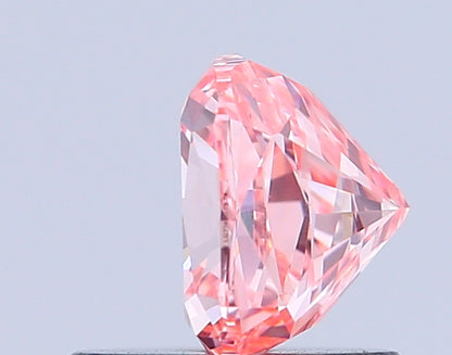 CUSHION 1 CARAT FANCY INTENSE PINK VVS2  VG VG STRONG