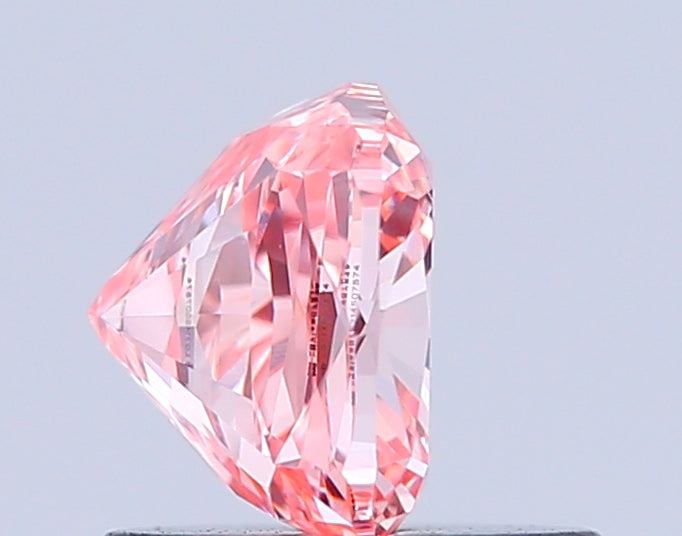 cushion 1 carat fancy intense pink vvs2  vg vg strong