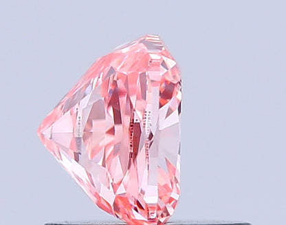 CUSHION 1 CARAT FANCY INTENSE PINK VVS2  VG VG STRONG