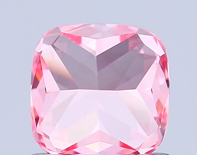 cushion 1.02 carat fancy vivid pink vs1  ex vg strong