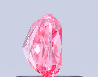 CUSHION 1.03 CARAT FANCY VIVID PINK VVS2  EX VG STRONG