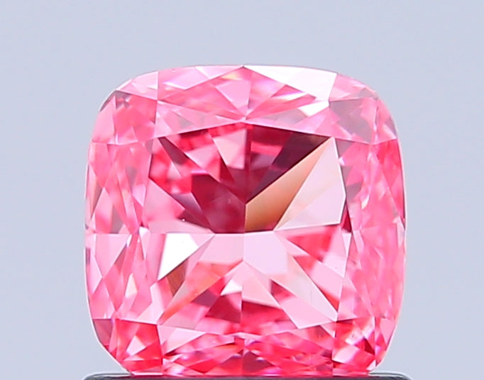 cushion 1.03 carat fancy vivid pink vvs2  ex vg strong