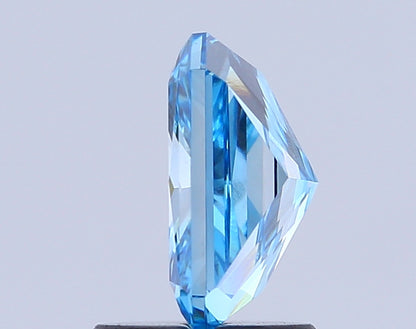 RADIANT 1.53 CARAT FANCY VIVID BLUE VS1  EX VG NONE
