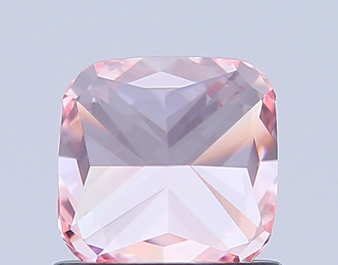 cushion 1.03 carat fancy vivid pink vvs2  vg ex strong