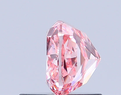 CUSHION 1.03 CARAT FANCY VIVID PINK VVS2  VG EX STRONG