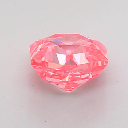HEXAGONAL 1.06 CARAT FANCY VIVID PINK VVS1  VG VG SLIGHT