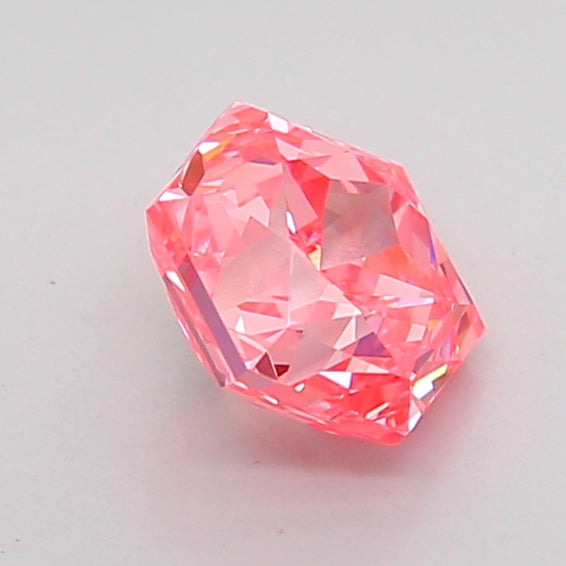 hexagonal 1.06 carat fancy vivid pink vvs1  vg vg slight