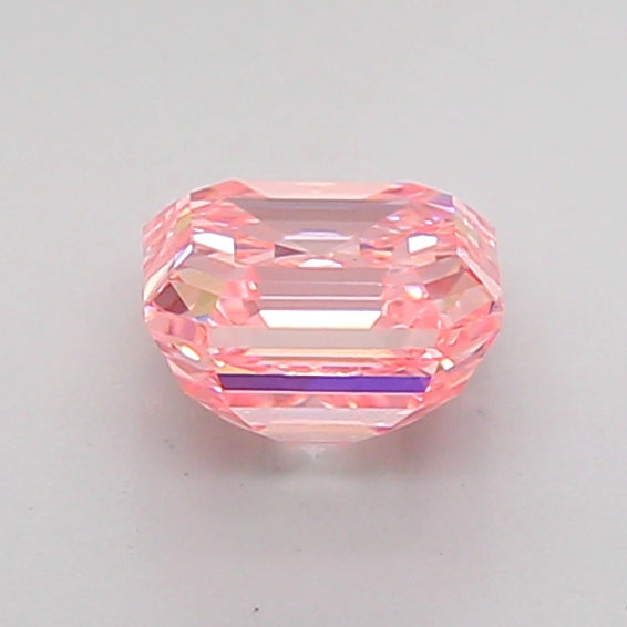 asscher 1 carat fancy intense pink vs1  vg vg strong