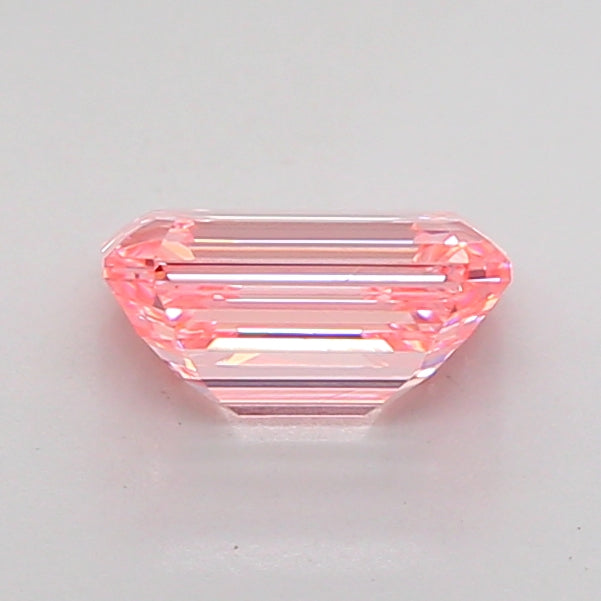 emerald 1.07 carat fancy vivid pink vs1  vg vg strong