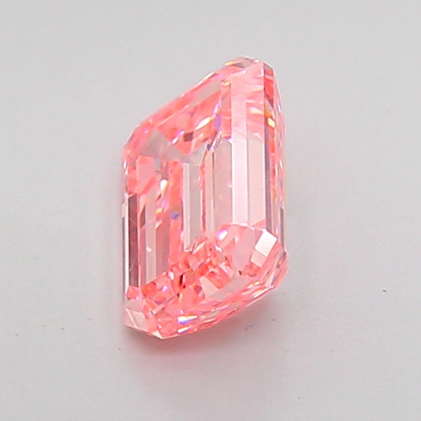 emerald 1.07 carat fancy vivid pink vs1  vg vg strong