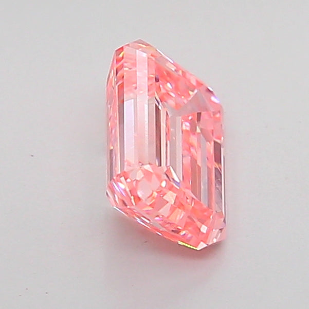 emerald 1.07 carat fancy vivid pink vs1  vg vg strong