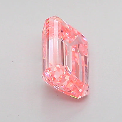 EMERALD 1.07 CARAT FANCY VIVID PINK VS1  VG VG STRONG