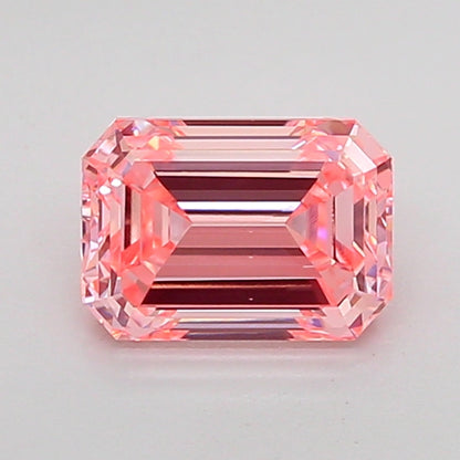 EMERALD 1.07 CARAT FANCY VIVID PINK VS1  VG VG STRONG