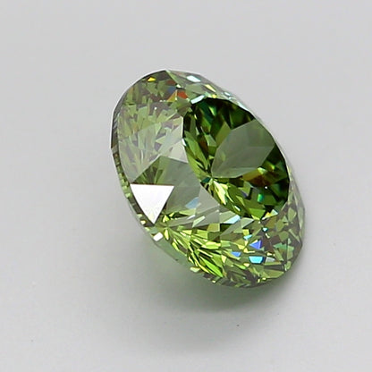 PORTUGUESE 1.57 CARAT FANCY VIVID GREEN VVS2  VG EX NONE