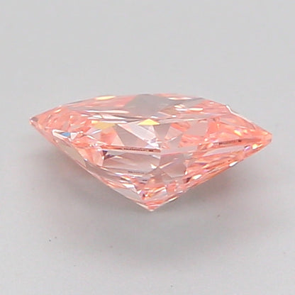 HEXAGONAL 0.92 CARAT FANCY INTENSE PINK VVS2  VG VG STRONG