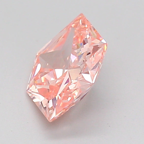 hexagonal 0.92 carat fancy intense pink vvs2  vg vg strong