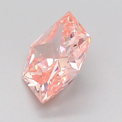 HEXAGONAL 0.92 CARAT FANCY INTENSE PINK VVS2  VG VG STRONG