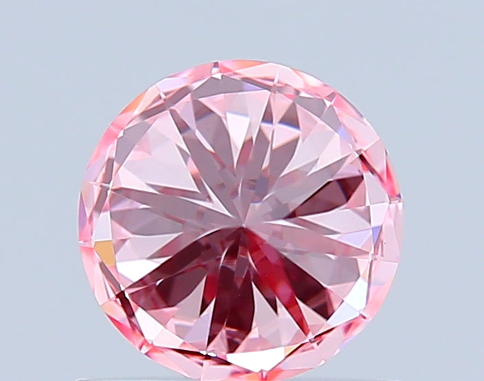 round 0.73 carat fancy vivid pink vs1 id ex ex slight