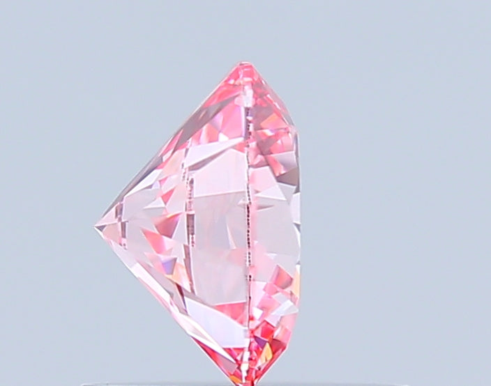 round 0.73 carat fancy vivid pink vs1 id ex ex slight