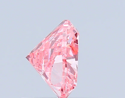 HEART 0.67 CARAT FANCY VIVID PINK VS1  EX VG SLIGHT
