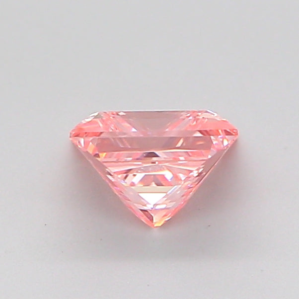 princess 0.99 carat fancy intense pink vvs2  vg vg strong