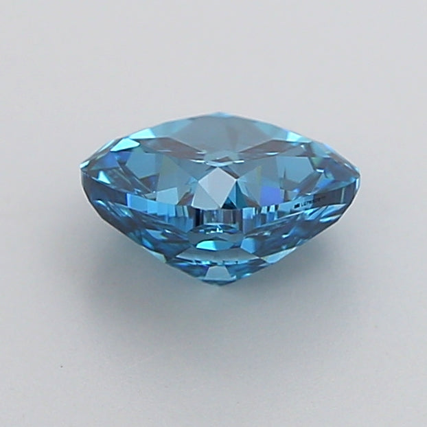 cushion 1.01 carat fancy vivid blue vs1  ex ex none