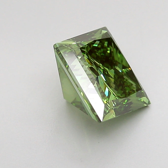 princess 1.51 carat fancy vivid green vvs2  vg good none