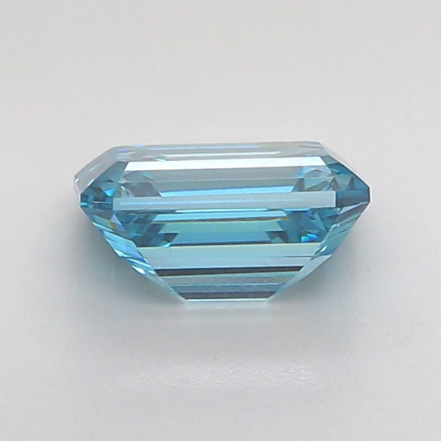 emerald 1.11 carat fancy vivid blue vs1  ex vg none