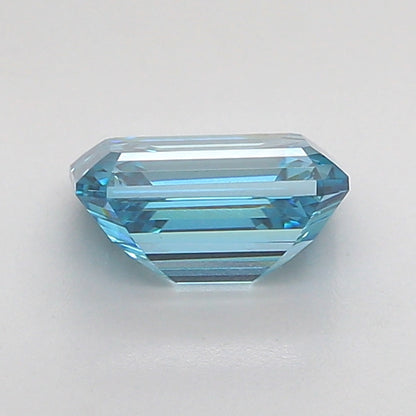 EMERALD 1.11 CARAT FANCY VIVID BLUE VS1  EX VG NONE