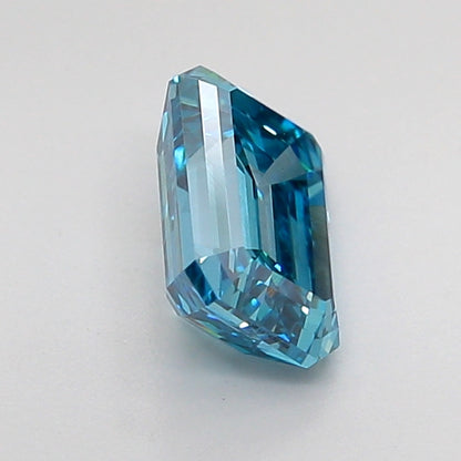 EMERALD 1.11 CARAT FANCY VIVID BLUE VS1  EX VG NONE