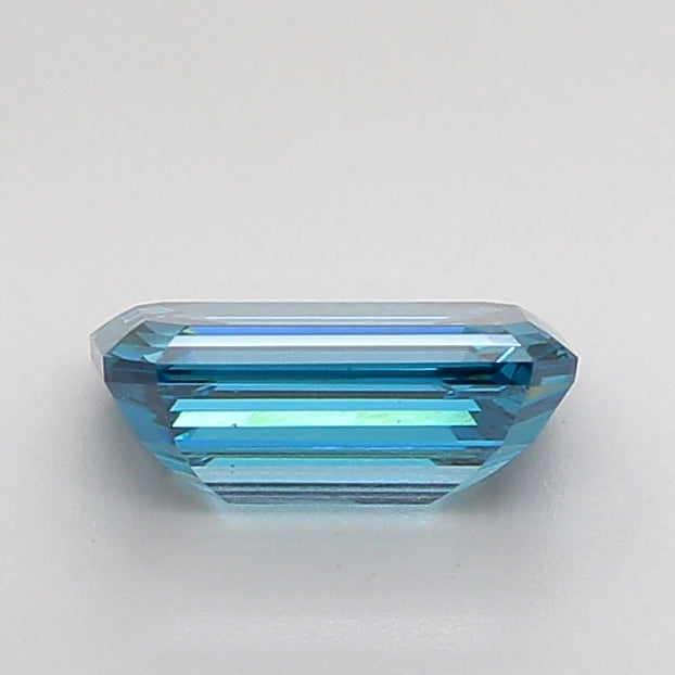 emerald 1.01 carat fancy vivid blue vs1  ex vg none
