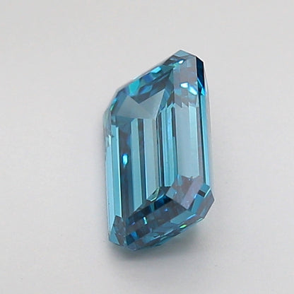 EMERALD 1.01 CARAT FANCY VIVID BLUE VS1  EX VG NONE