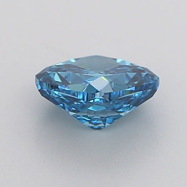cushion 1.02 carat fancy vivid blue vvs2  ex ex none