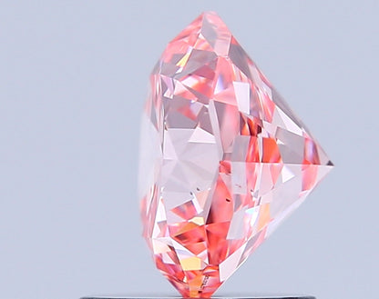 OCTAGONAL 1.48 CARAT FANCY INTENSE PINK VS1  EX EX SLIGHT